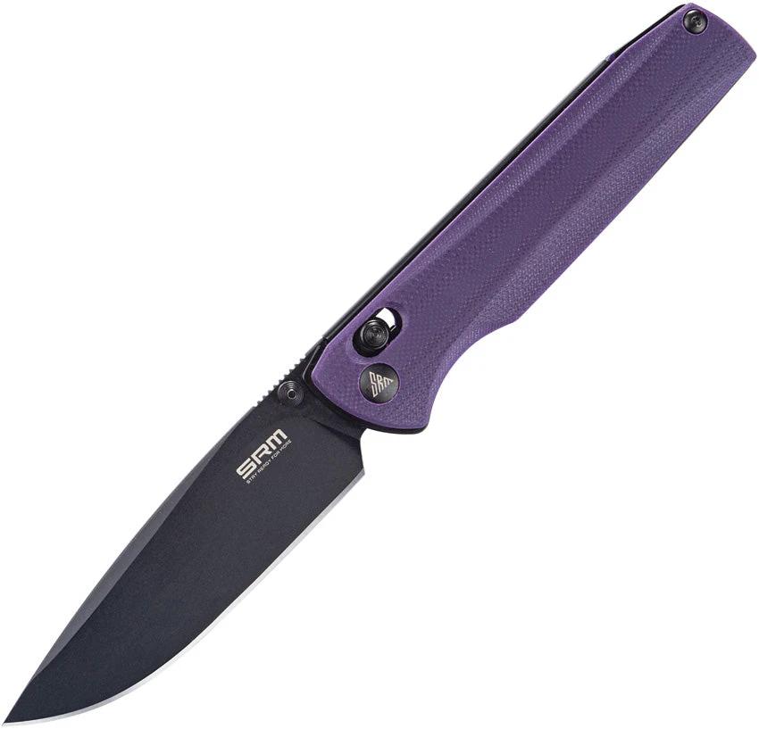 SRM Knives 258L Ambi Lock Purple 258L-GN by SRM Knives