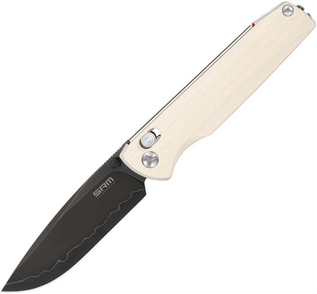 SRM Knives Terrier Ambi Lock White 258L-GX2 by SRM Knives