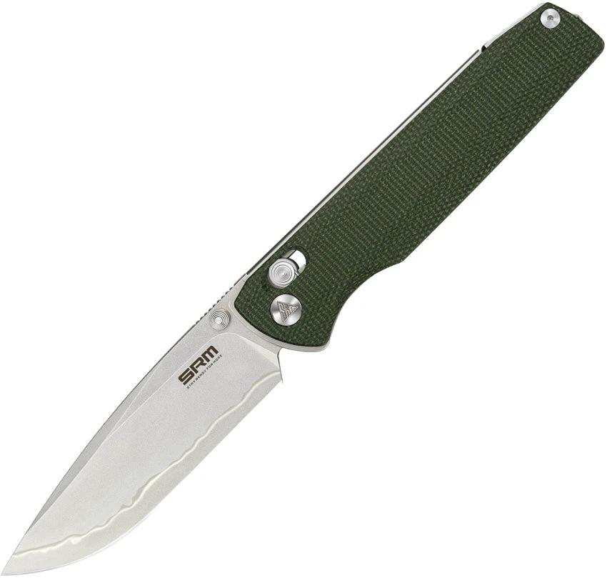 SRM Knives Terrier Ambi Lock Green 258L-MG2 by SRM Knives
