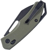 SRM Knives Cub 261M Ambi-Lock - OD Green G10 Handle And Black PVD 154CM Blade Everyday Carry by SRM Knives