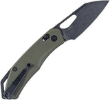 SRM Knives Cub 261M Ambi-Lock - OD Green G10 Handle And Black PVD 154CM Blade Everyday Carry by SRM Knives