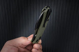 SRM Knives Cub 261M Ambi-Lock - OD Green G10 Handle And Black PVD 154CM Blade Everyday Carry by SRM Knives
