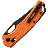 SRM Knives 9201 Ambi Lock Orange - Ambidextrous Lock Folding Knife With 3.5 Inch 8Cr13MoV Blade by SRM Knives