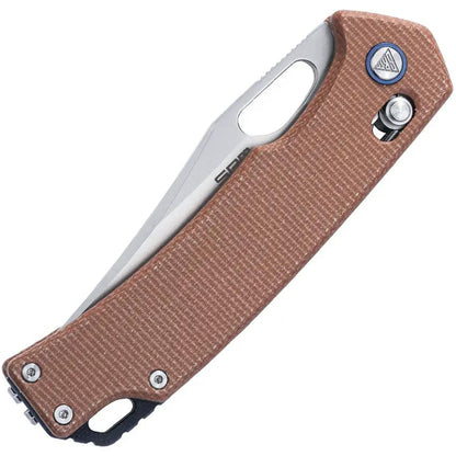 SRM Knives 9203 Ambi Lock Brn Micarta 9203-MN2 by SRM Knives