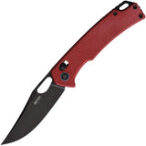 SRM Knives 9203 Ambi Lock Red Micarta 9203-MR2 by SRM Knives