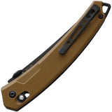 SRM Knives Ambi Lock 9211-GW - Ambidextrous Lock Knife With Black Stonewashed 8Cr13MoV Blade And G10 Handle by SRM Knives