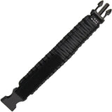 Survco Tactical Paracord Watch Band Blue Line - Adjustable 7 To Nine Point Five Inch With 120 Inches Cord by Survco Tactical