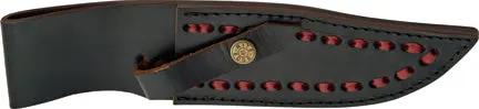 Steel Stag Mountain Hunter SS7005 - Stainless Blade With Genuine Stag Handle Brass Guard And Leather Sheath by Steel Stag