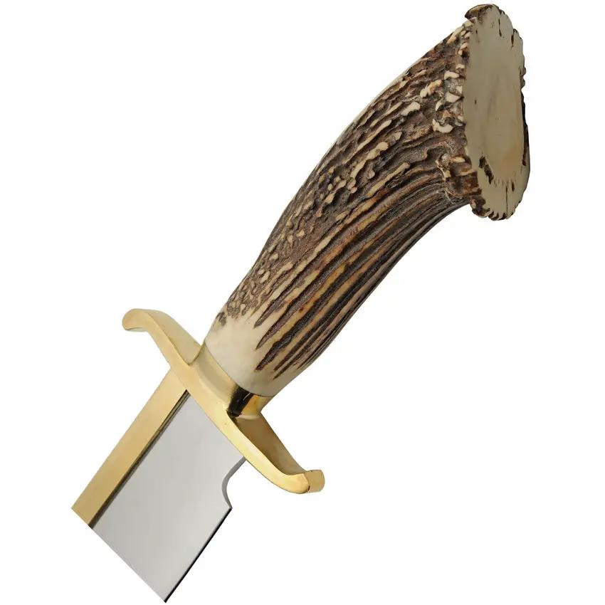 Steel Stag Crown Filework Bowie Knife - 21 Inch Overall, Satin Finish Stainless Blade, Crown Stag Handle by Steel Stag