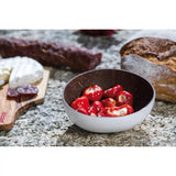 Swiss Advance MONO Coconut Bowl White - Polished 5 Inch Stackable Bowl Suitable For Hot Food by Swiss Advance