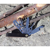 Swiss Advance CRONO N5 Multi Tool - 11 In 1 Stainless Steel With Black Leather Handle by Swiss Advance