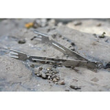 Swiss Advance SAIGA Serving Tongs Small 51226 - Disassembles For Easy Storage With Linen Pouch by Swiss Advance