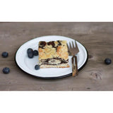 Swiss Advance COELO Enamel Dessert Plate Food Safe Scratch Resistant Weatherproof Heavy Gauge Steel by Swiss Advance
