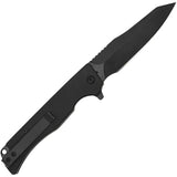 StatGear Ausus-Slim Linerlock - Slim EDC Knife With D2 Tool Steel Blade And Black G10 Handle by StatGear