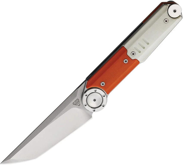 Stedemon NOC DG23 Linerlock Org/White DG2302 by Stedemon
