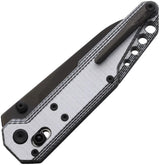 Stedemon NOC MT27 Axis Lock Knife - M390 Blade, Black and White G10 Handle, 3.13 Inch Blade, 4.13 Inch Closed by Stedemon
