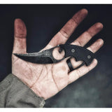 Station IX La Griffe Fixed Blade No 5 - VG10 Stainless Blade With Sawback And Black G10 Handle by Station IX