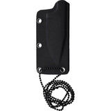 Station IX Trail Ultra Neck Knife No 7 - VG10 Stainless Blade One Piece Build Finger Ring Kydex Neck Sheath by Station IX