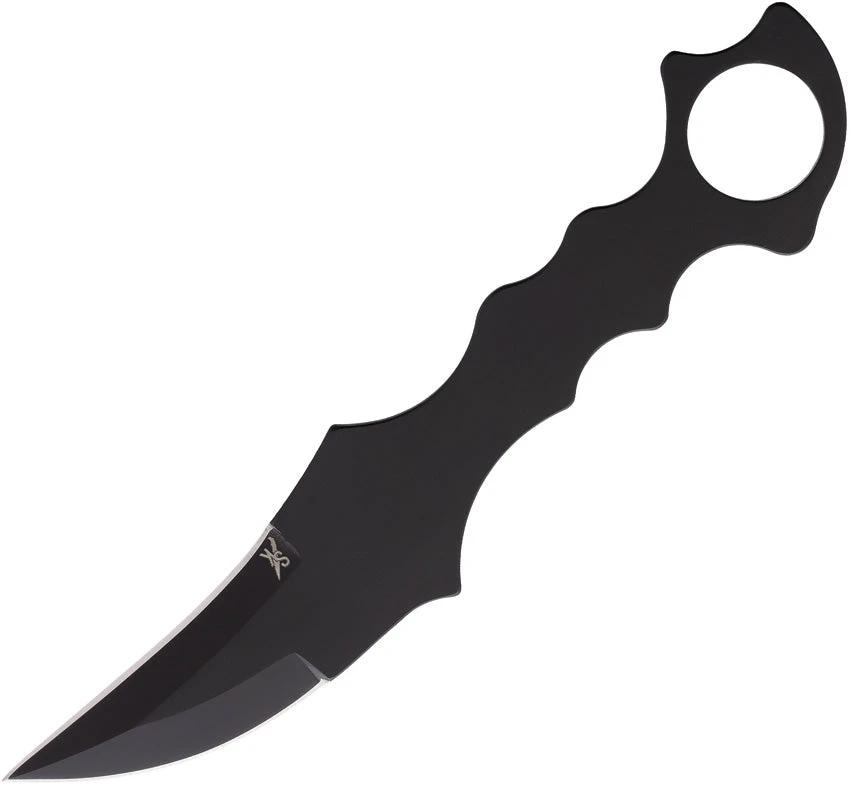 Stroup Knives Arctic Fox Fixed Blade Black AF-BLKCER by Stroup Knives