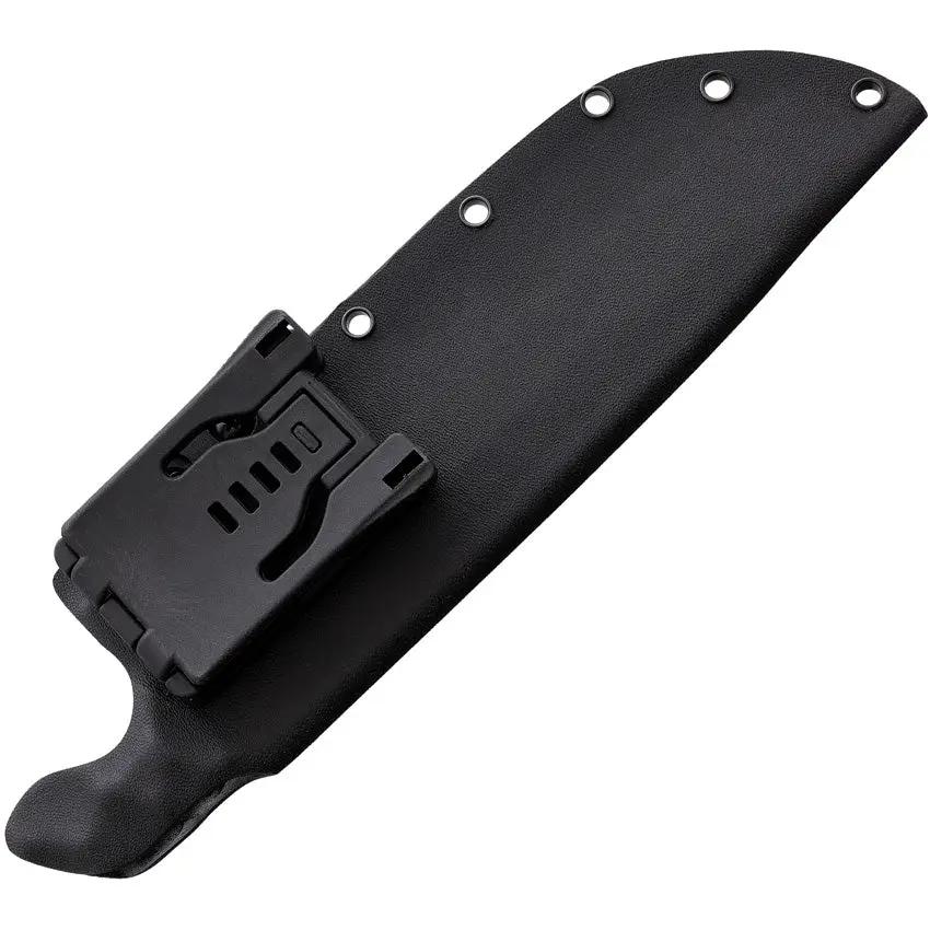 Stroup Knives BK1 Fixed Blade Black BK1 B G10 S - 1095HC Steel Full Tang Rock Tumbled Blade Kydex Sheath by Stroup Knives