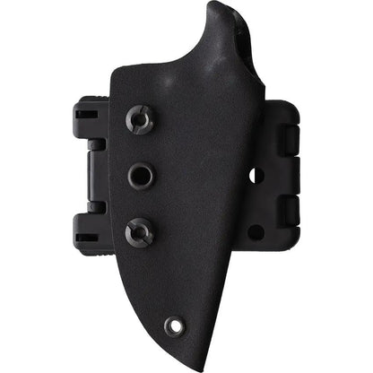 Stroup Knives Mini Mod 1 Fixed Blade - Compact 3in 1095HC Steel Stonewashed Blade With Black G10 Handle by Stroup Knives