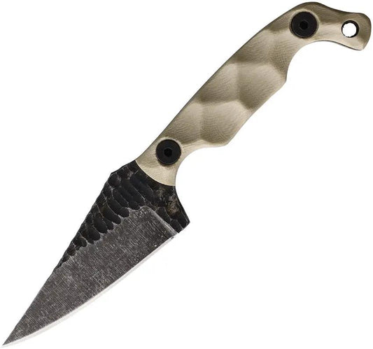Stroup Knives Mini Mod 1 Fixed Blade Tan MINI1-T-G10-S by Stroup Knives