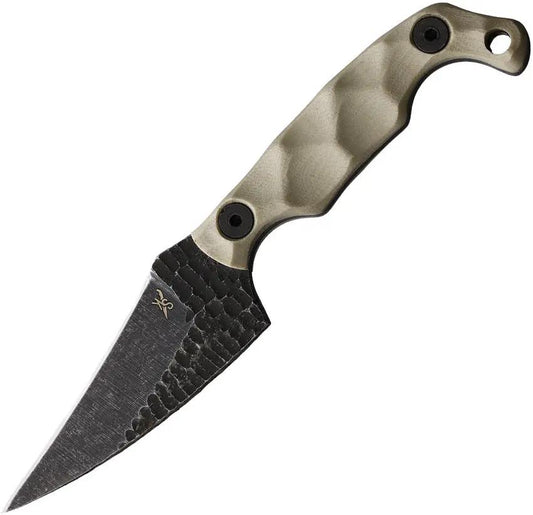 Stroup Knives Mini Mod 2 Fixed Blade Tan MINI2-T-G10-S by Stroup Knives