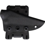 Stroup Knives Mini Fixed Blade OD Black Cerakote 1095HC Blade - Sculpted G10 Handle and Kydex Sheath by Stroup Knives