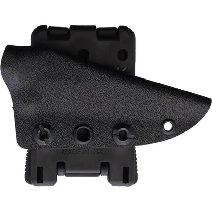 Stroup Knives Mini Fixed Blade OD Black Cerakote 1095HC Blade - Sculpted G10 Handle and Kydex Sheath by Stroup Knives