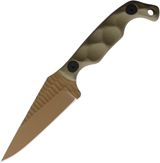 Stroup Knives Mini Fixed Blade OD FDECera MINI-ODG-G10-FDECER by Stroup Knives