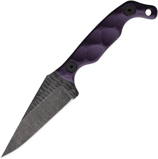 Stroup Knives Mini Fixed Blade Purple MINI-P-G10 by Stroup Knives