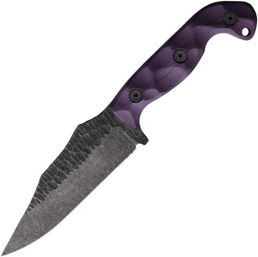 Stroup Knives TU1 Fixed Blade Purple TU1-P-G10 by Stroup Knives