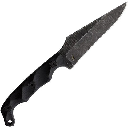 Stroup Knives TU2 Fixed Blade - Full Tang 1095HC Steel Blade With Black G10 Handle And Kydex Sheath by Stroup Knives