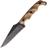 Stroup Knives TU2 Fixed Blade Tan TU2-T-G10-S by Stroup Knives