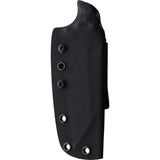 Stroup Knives TU3 Fixed Blade Black - 1095HC Knife With Full Tang G10 Handle Lanyard Hole Kydex Sheath by Stroup Knives