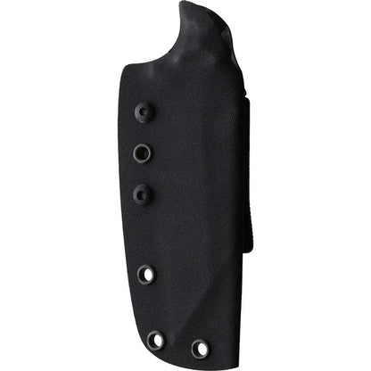 Stroup Knives TU3 Fixed Blade Black - 1095HC Knife With Full Tang G10 Handle Lanyard Hole Kydex Sheath by Stroup Knives
