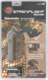 Streamlight Sidewinder LED Tactical Light - Multicolor White Red IR Blue LEDs with Locking Rotary Dial by Streamlight