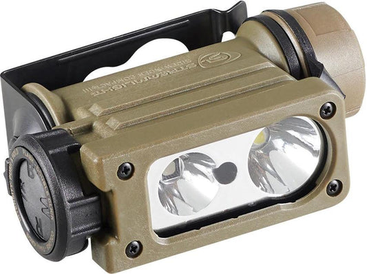 Streamlight Sidewinder Compact II Headlamp 275 Lumens 5 LED Colors Tilted 185 Beam Water Resistant For Outdoors by Streamlight