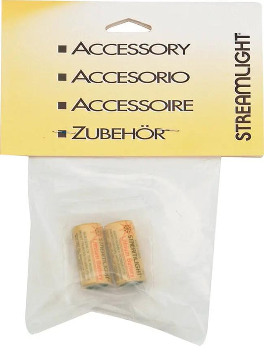Streamlight 85175 Replacement Lithium Batteries 3V Dual Pack - Long Lasting Power for Flashlights by Streamlight