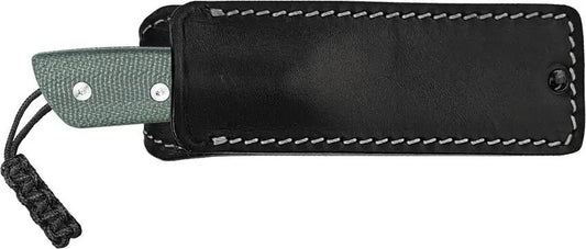 Straight Line Digger Fixed Blade Green DG-GC - 14C28N Sandvik Stainless Blade With Full Tang And Lanyard Hole by Straight Line