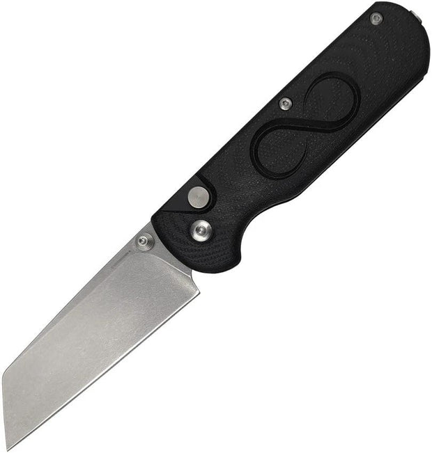 Straight Line Rox Button Lock Black G10 RX-BG by Straight Line