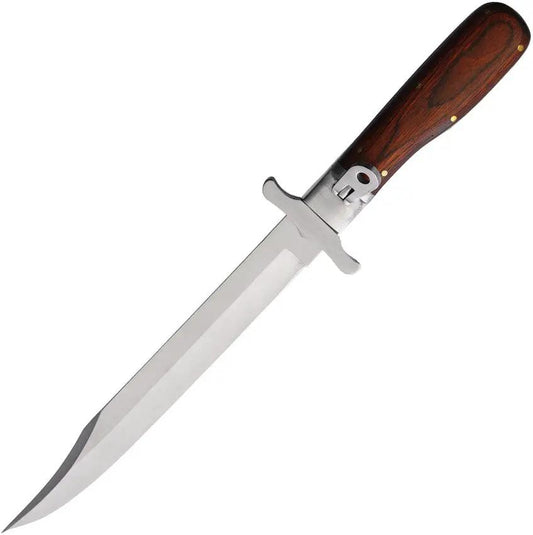 Folding Hunting Knife S-TEC T2210592 Durable Field Ready Satin Clip Point Blade For Hunters by S-TEC