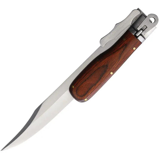 Folding Hunting Knife S-TEC T2210592 Durable Field Ready Satin Clip Point Blade For Hunters by S-TEC