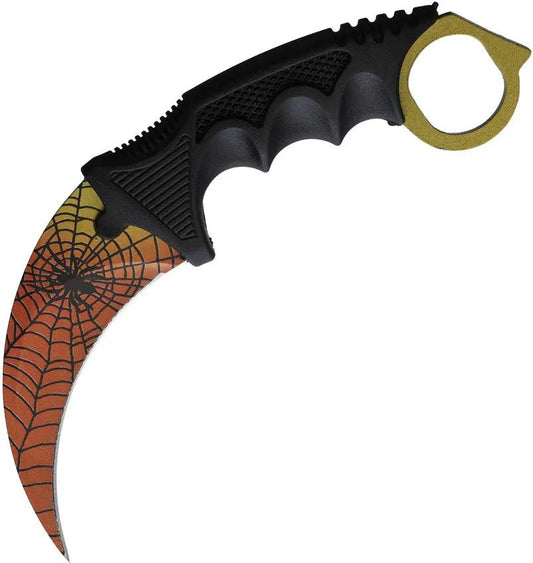 S-TEC Karambit Fixed Blade Spider Knife For Tactical Enthusiasts And Outdoor Lovers Compact Durable Stainless Steel by S-TEC