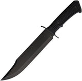 S-TEC Bowie Knife T224190-2 Rugged Outdoor Survival Tool For Campers And Hikers, 9.75 Inch Black Stainless Blade by S-TEC