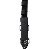 S-TEC Bowie Knife Black Stainless Blade Textured Rubber Handle with Sheath for Outdoor Survivalists by S-TEC