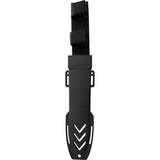 S-TEC Rugged Fixed Blade Knife Sawback 7.5in Blade With Black ABS Handle Belt Sheath Included For Outdoor Enthusiasts by S-TEC