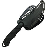 S Tec Fixed Blade Knife For Outdoor Enthusiasts Rugged 9 Inch Overall Black Stainless Blade G10 Handle Full Tang by S-TEC