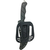S TEC Fixed Blade Knife T25139 9 Inch Overall Satin Blade G10 Handle Full Tang Survival Outdoor by S-TEC
