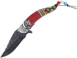 S-TEC Chief Linerlock A/O Red T27026RD by S-TEC